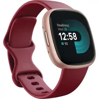 JB Hi-Fi Fitbit versa 4 (beet juice/copper rose aluminium) offer