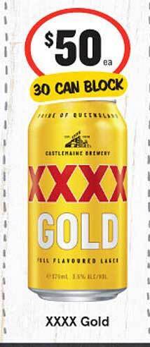 IGA Xxxx gold offer