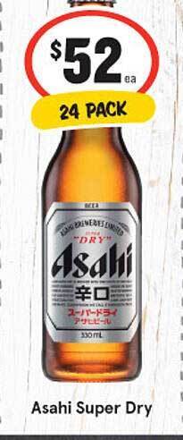 IGA Asahi super dry offer