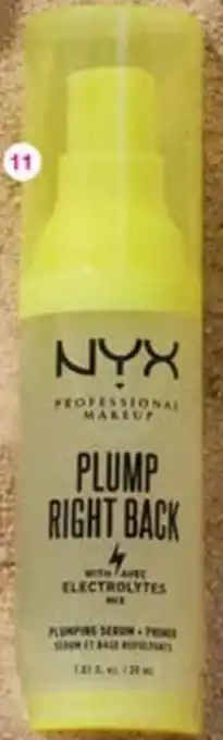 Priceline NYX Professional Makeup Plump Right Back Plumping Serum + Primer 30ml offer