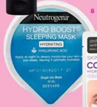 Priceline Neutrogena Hydro Boost Sleeping Mask offer
