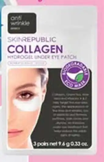 Priceline Skin Republic Collagen Biodegradable Hydrogel Under Eye Patch Microdart Kit offer