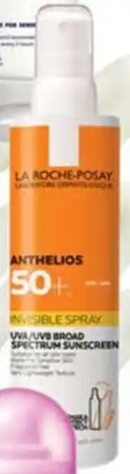 Priceline La Roche-Posay Anthelios Invisible Spray SPF 50+ 200ml offer
