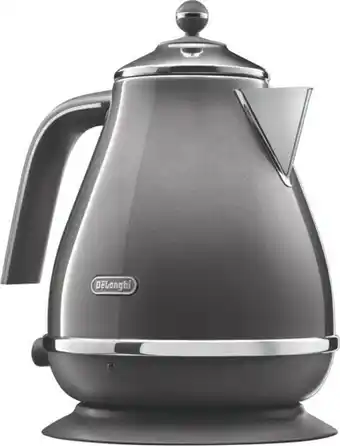The Good Guys DeLonghi Icona Metallics Kettle - Iridescent Grey offer