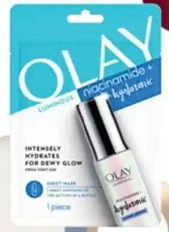 Olay Luminous Niacinamide + Hyaluronic Sheet Mask,