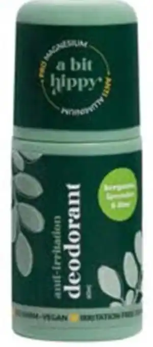 Priceline A Bit Hippy Bergamot, Lavender & Lime Deodorant 60ml offer