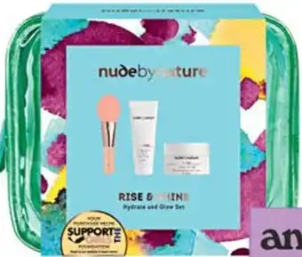 Priceline Nude by Nature Rise and Shine Hydrate and Glow Set offer