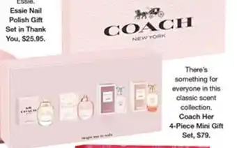 Priceline Coach Her 4-Piece Mini Gift offer