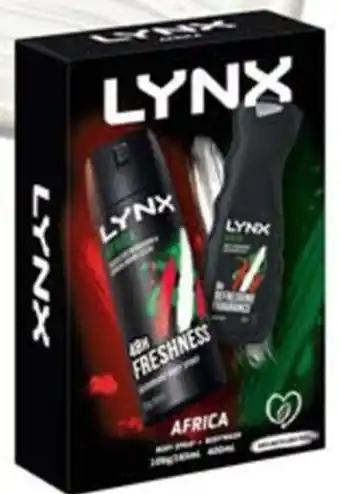 Priceline Lynx Africa Core Duo Gift Pack offer
