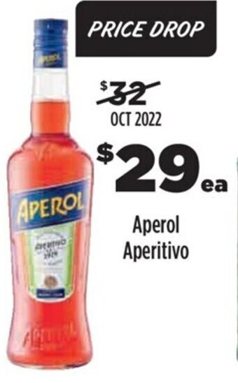 Liquorland Aperol Aperitivo offer