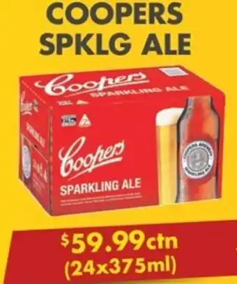 Liquor Stax Coopers Spklg Ale offer