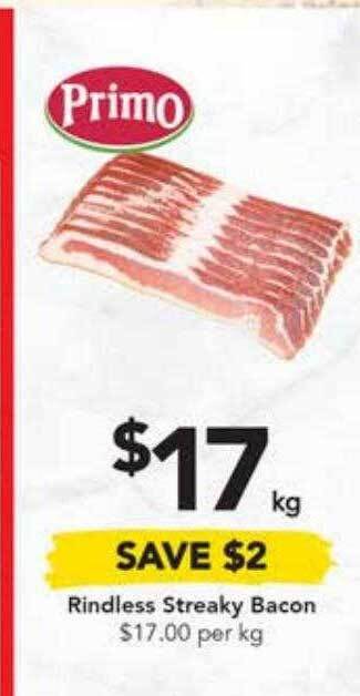 Drakes Rindless streaky bacon offer