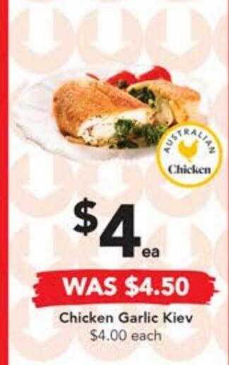 Drakes Chicken garlic kiev offer