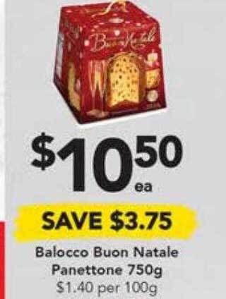 Drakes Balocco buon natale panettone offer