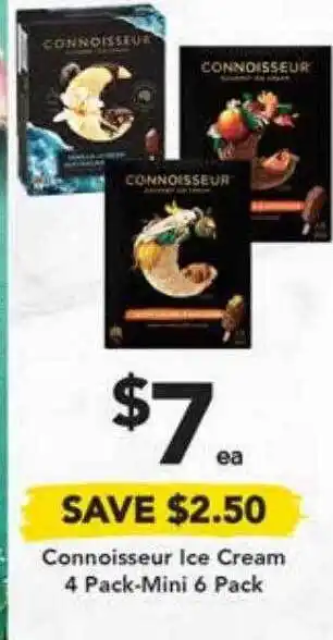 Drakes Connoisseur ice cream 4 pack-mini offer
