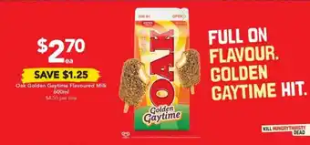 Drakes Oak golden gaytime flavoured milk offer