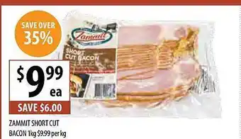 Zammit short cut bacon