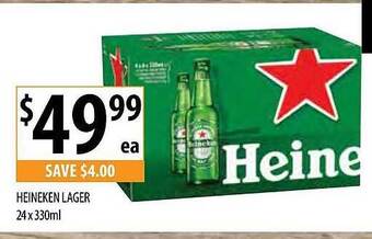 Heineken lager