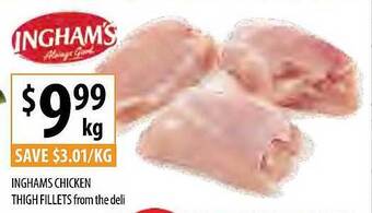 Supabarn Inghams chicken thigh fillets offer