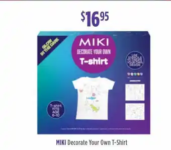 Miki decorate your own t-shirt