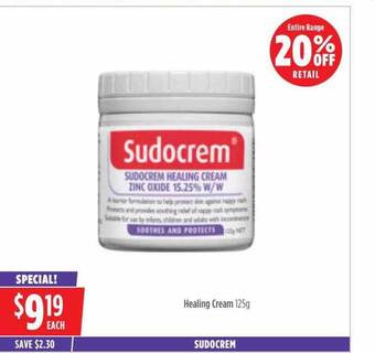 Wizard Pharmacy Sudocrem healing cream offer