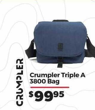Teds Cameras Crumpler triple a 3800 bag offer
