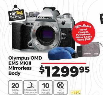Teds Cameras Olympus omd em5 mkiii mirrorless body offer