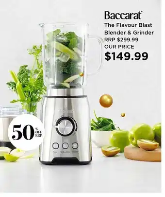 Baccarat the flavour blast blender & grinder
