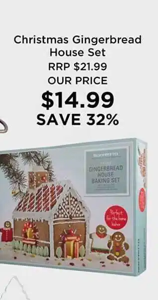 Christmas gingerbread house set
