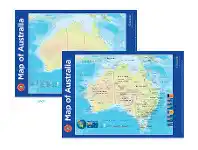 Learning Can Be Fun Map of Australia XL Chart