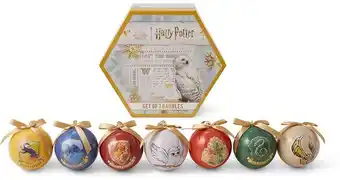 BIG W Harry potter 75mm baubles 7-pack offer