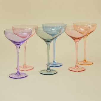 BIG W Openook ombre cocktail glasses 6-pack offer