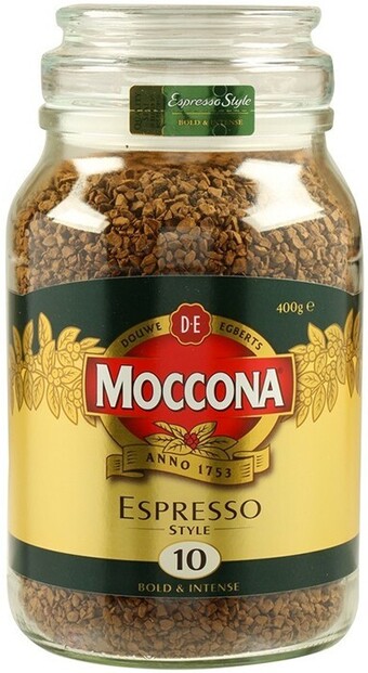 BIG W Moccona espresso style instant coffee 400g offer