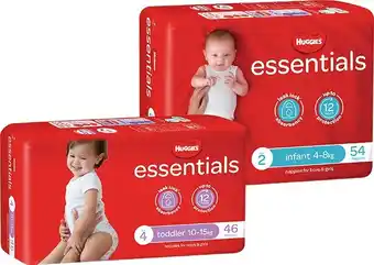 BIG W Huggies essentials nappies offer