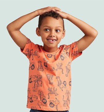 BIG W K-d kids print tee offer