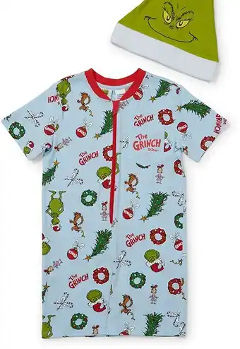 BIG W The grinch kids onesies - blue offer