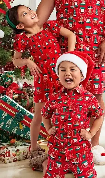 BIG W Brilliant basics kids christmas playsuit red offer