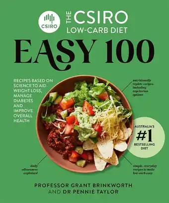 BIG W The csiro low-carb diet easy 100 offer