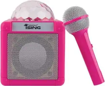 BIG W Vivitar ising bluetooth speaker with microphone - pink offer