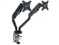 Officeworks J.Burrows Professional Dual-Monitor Arms with Dual USB Ports offer