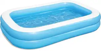 BIG W Bestway rectangle family pool 2.62m x 1.75m x 0.51m offer