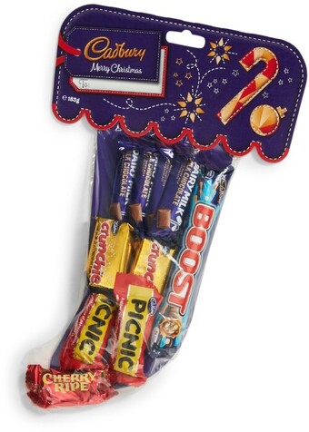BIG W Cadbury christmas stocking 183g offer