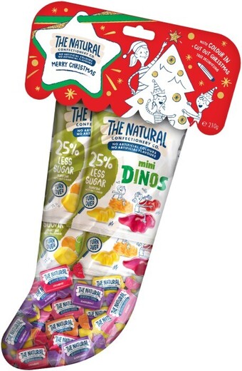 BIG W The natural confection company christmas stocking 210g offer