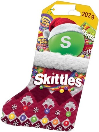 BIG W Skittles christmas stocking 202g offer