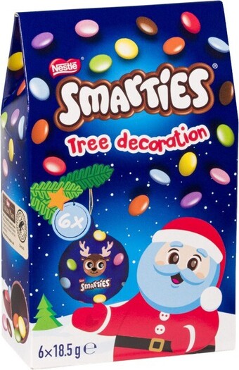 BIG W Nestle smarties tree decoration 111g offer