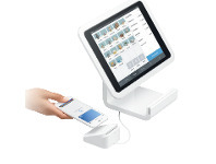 Officeworks Square Stand with Contactless and Chip Card Reader offer