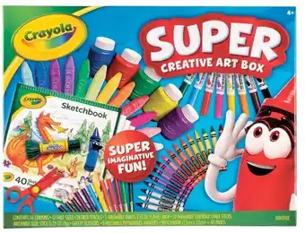 Kmart Crayola super creative art box offer