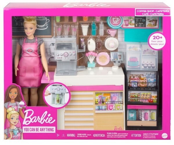 Barbie coffee shop playset offer at Kmart