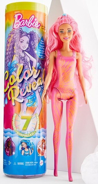 Kmart Assorted barbie colour reveal neon tie dye series offer