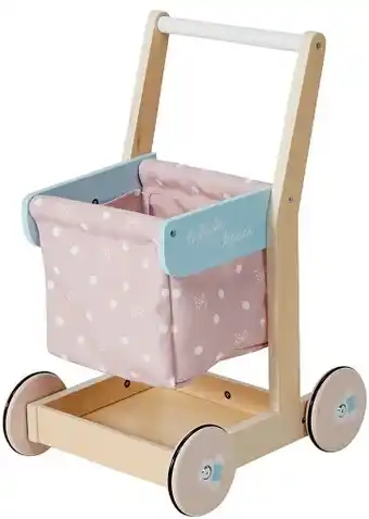Wooden disney minnie mouse shopping trolley